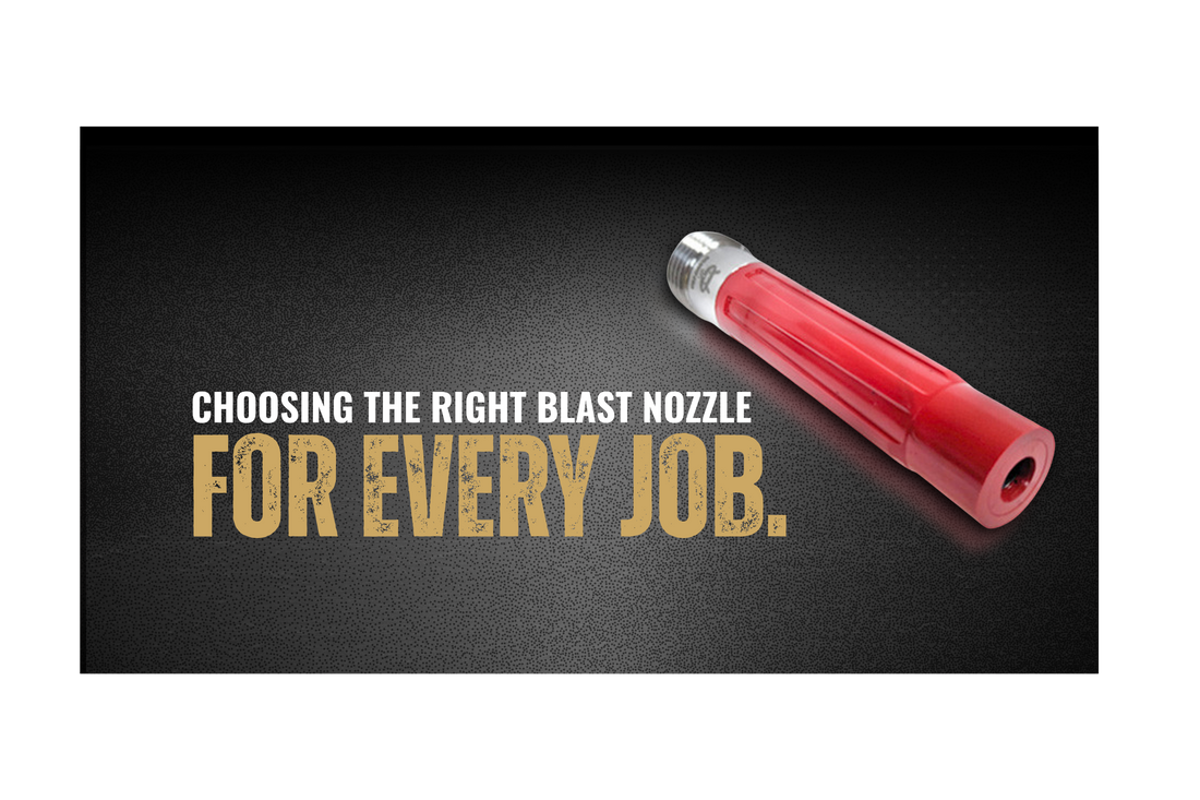 Blast nozzles available at Sandblast Solutions Inc: Venture, Ninja Blast, Wet Blast nozzles and more.