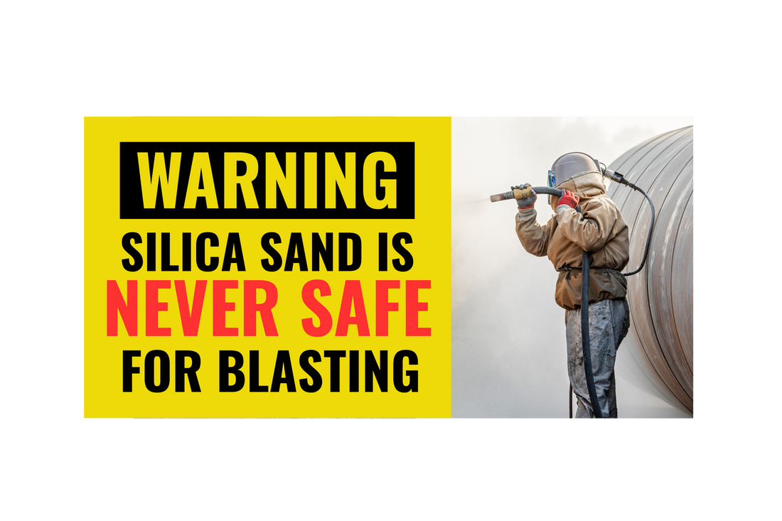 Why you should never blast with silica sand