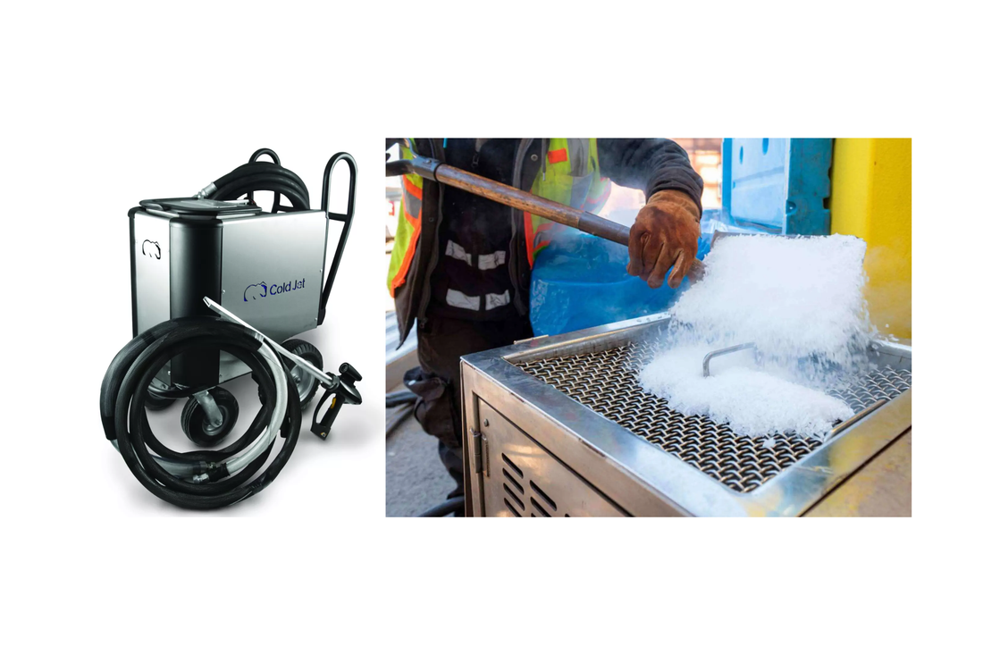 How to choose the right dry ice blaster - rental buying guide. 