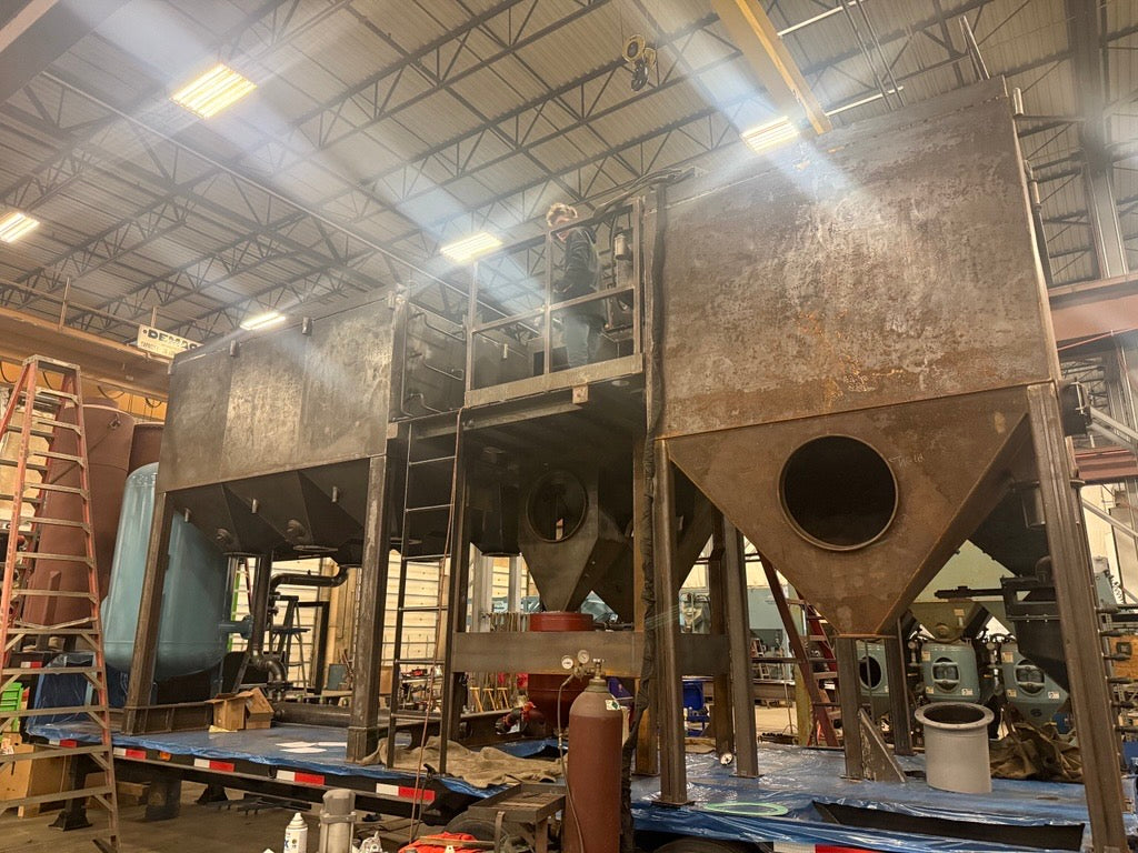 Building Power for Precision: Inside Our New 5100 BVRD Combo Steel Grit Recycler