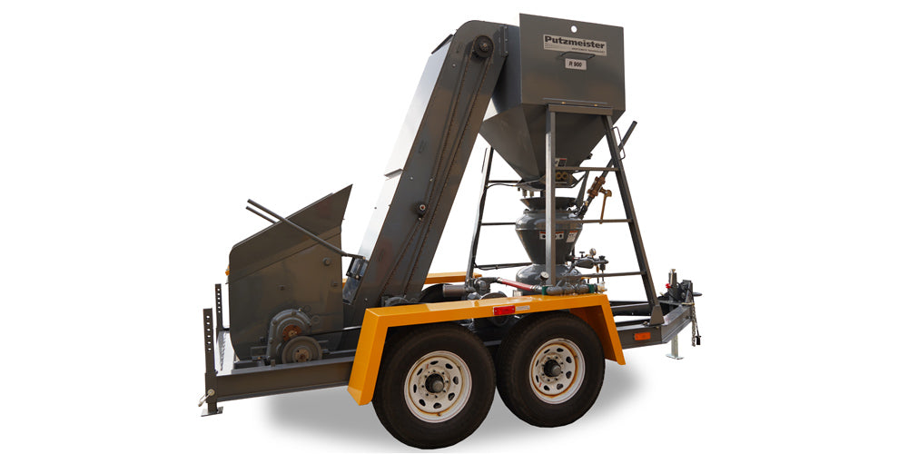 Gunite Rig R900 R-900 Batch Mixer for Refractory and Sand Gunning – sandblast solutions